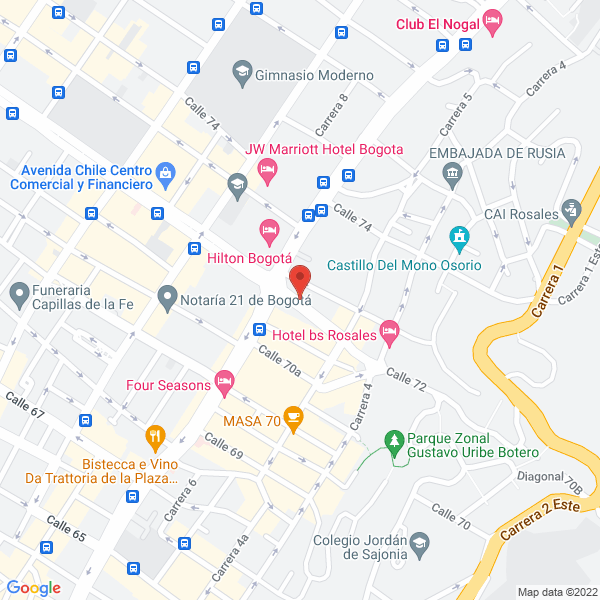 Mapa de Fiduciaria Colseguros S.A.