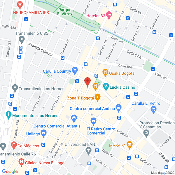 Mapa de Firmamento E Imagen Ltda.