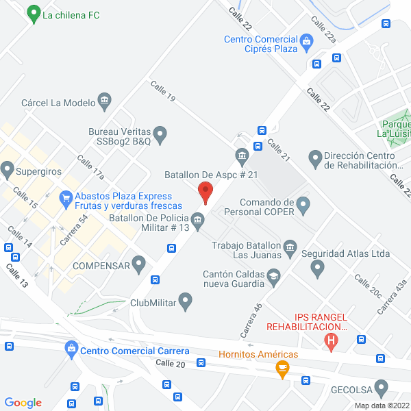 Mapa de Foxtelecolombia S.A.