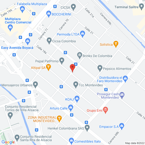 Mapa de Manufacturas Fulef S.A.S.
