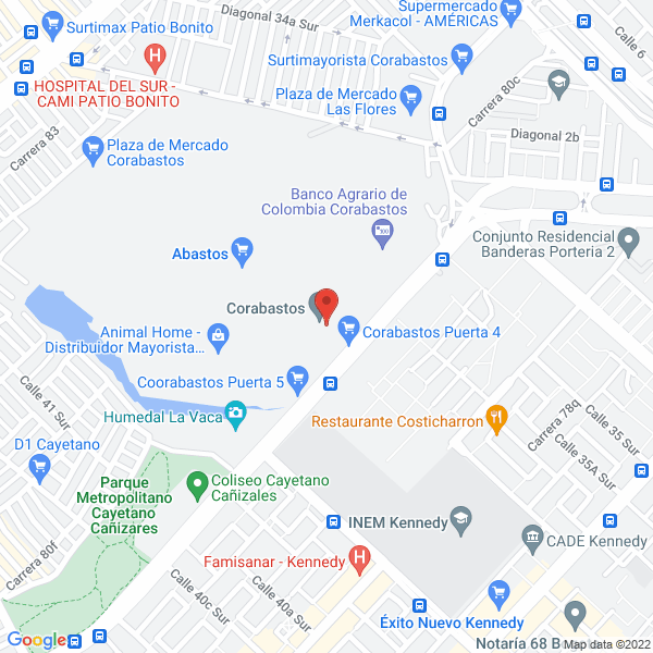 Mapa de Mercaexpress Ltda.