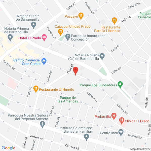 Map of Merco Logistics Group International S.A.S.