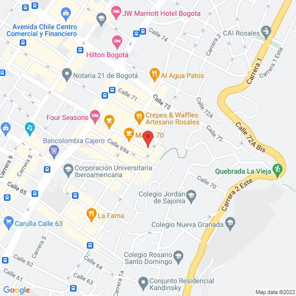 Mapa de Merkur Gaming Colombia S.A.S.