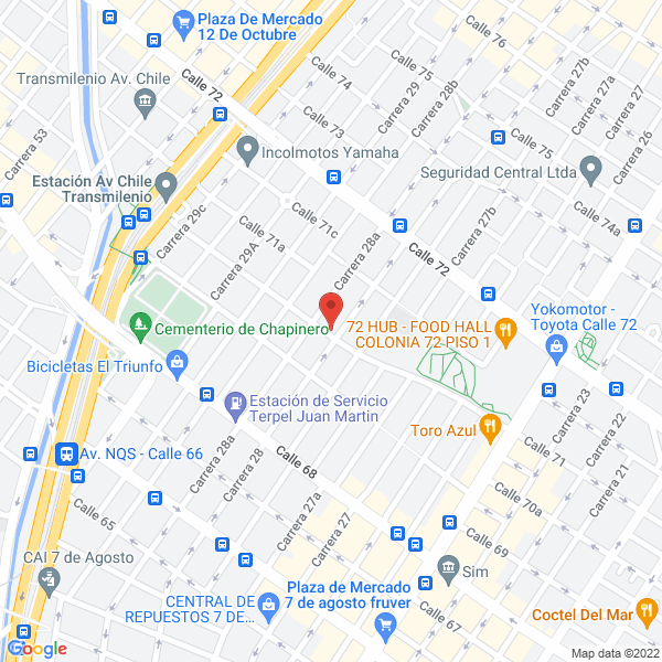 Mapa de Multicanal Comercial Ltda.