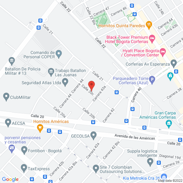Mapa de Nardiplast S.A.S.