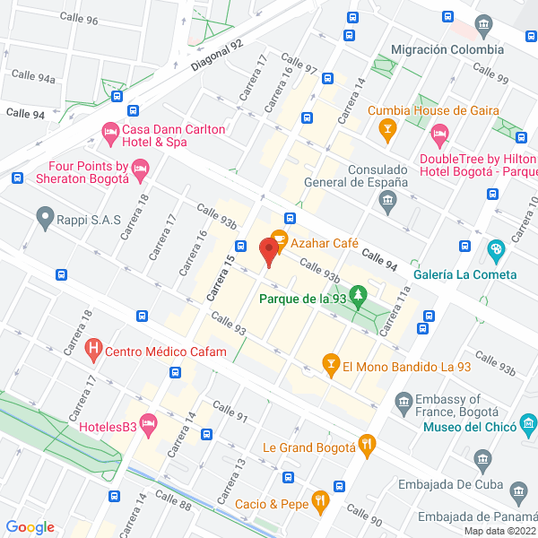 Mapa de Odinsa Servicios Ltda.