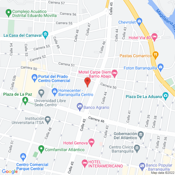 Map of Pharmayect S.A.