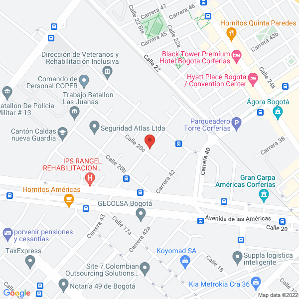 Mapa de Plascovil Ltda.