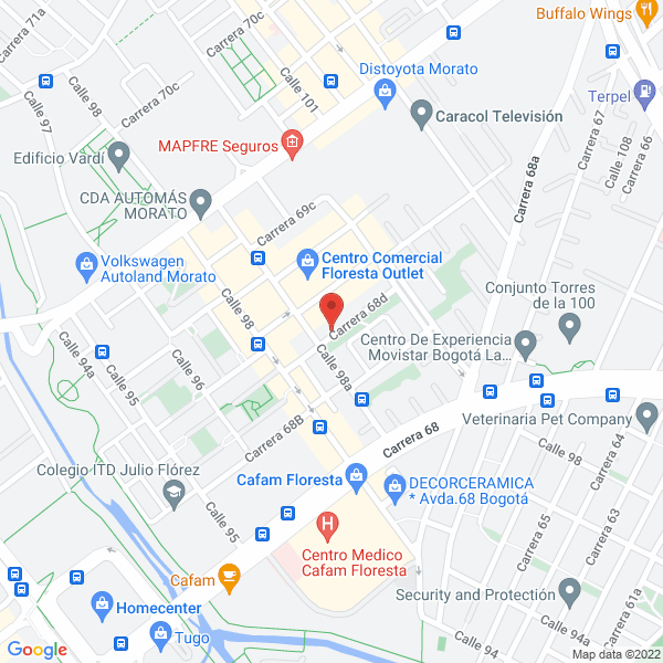 Mapa de Proclín Pharma S. A.