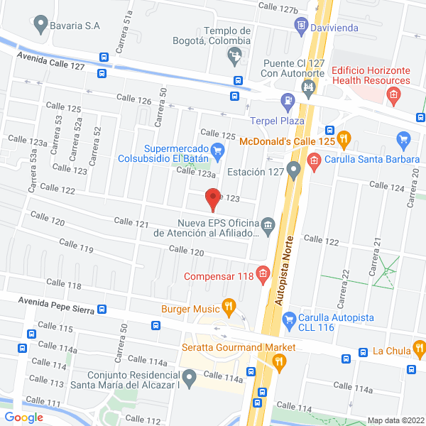 Mapa de Producel Ingenieros S.A.