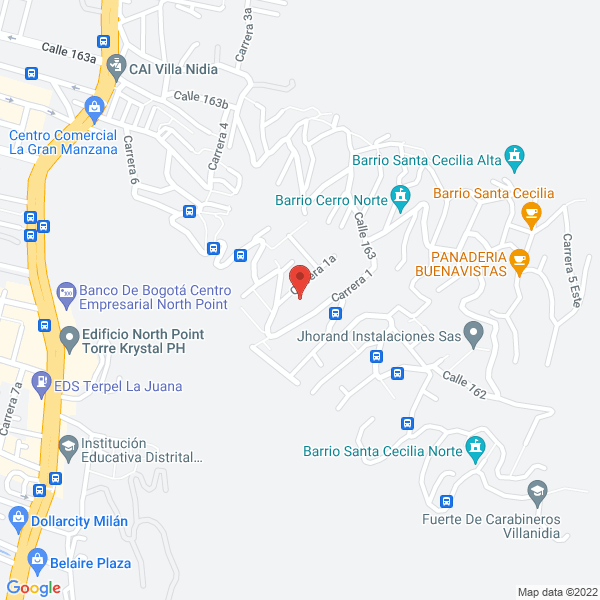 Mapa de Transportes Isgo S.A.