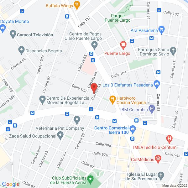Mapa de Hogar Gerontológico Mercy