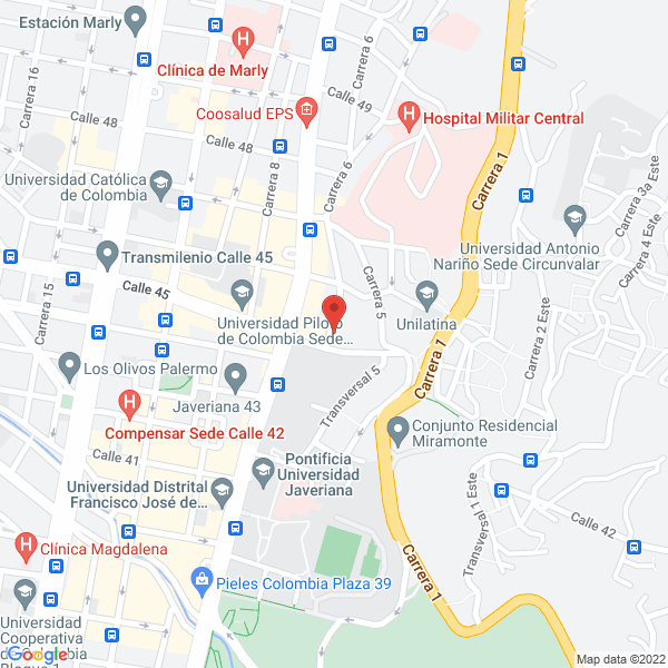 Mapa de Hogar Sagrada Familia