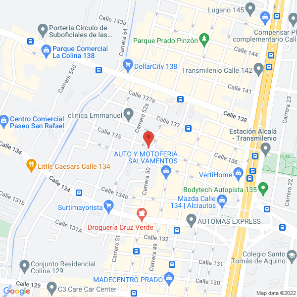 Mapa de Collision Franklin Prieto Y Cía S.C.S.