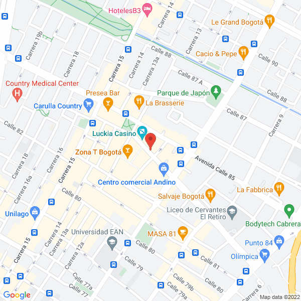 Mapa de Jack Diamond