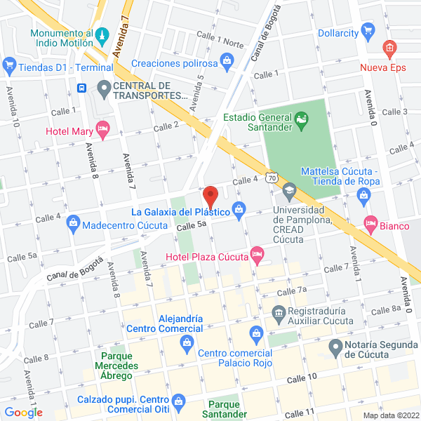 Map of La Casa Del Panadero Y Repostero