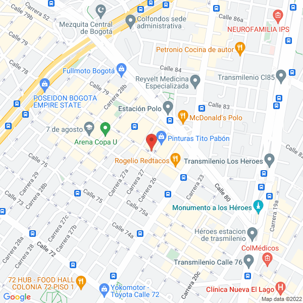 Mapa de Pinturas Lef Ltda
