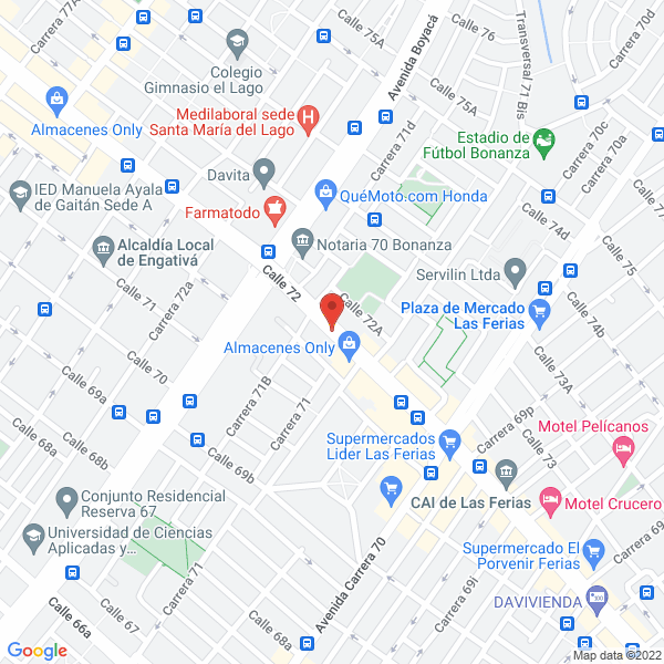 Mapa de Hules La Sabana