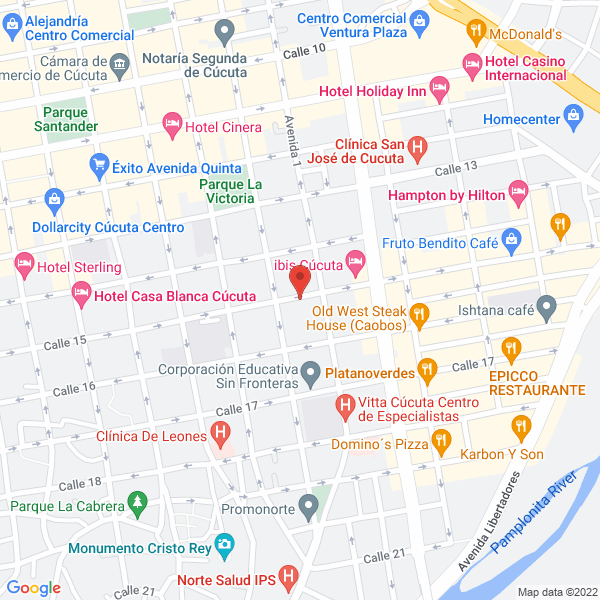 Map of Optica Salud Visual