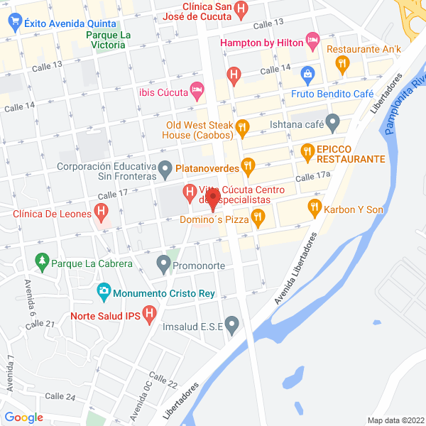 Map of Inmobiliaria Paisaje Urbano S.A.S.