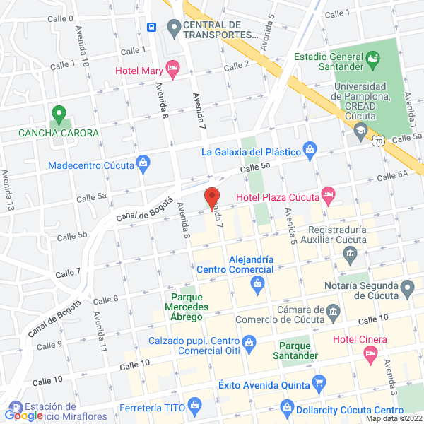 Map of La Casa Del Plastico