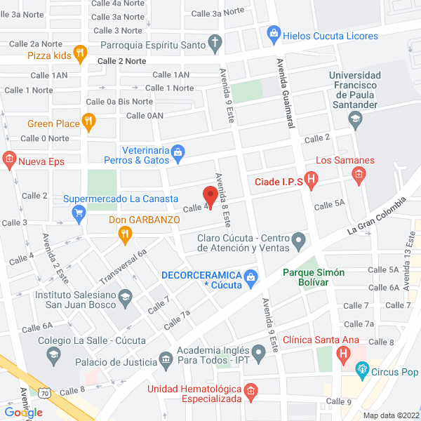 Map of Babies And Kids Play House S.A.S.