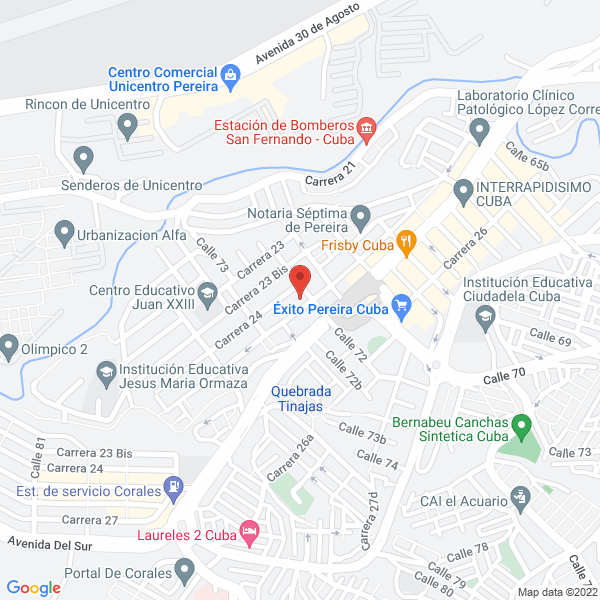 Map of Quesera La Costeña
