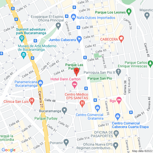 Map of Panadería El Pan Nuestro