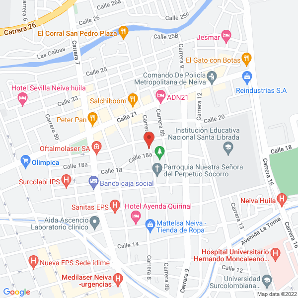 Map of Fisiohome S.A.S