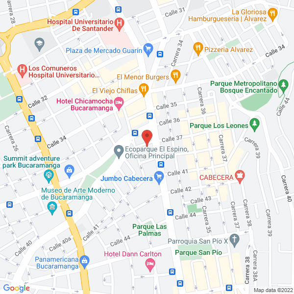 Map of Angel De La Guarda Hogar Geriátrico
