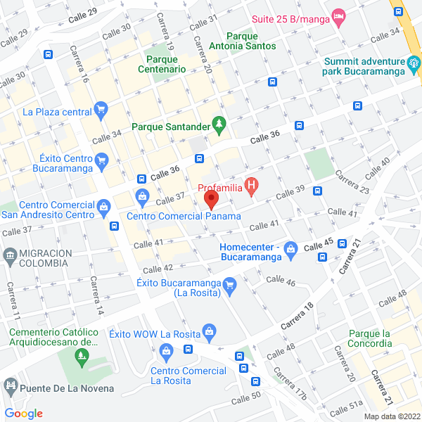 Map of Organización Azuero S.A.S.