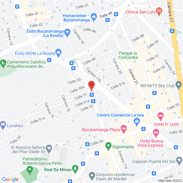 Map of Precocidos Doña Matti