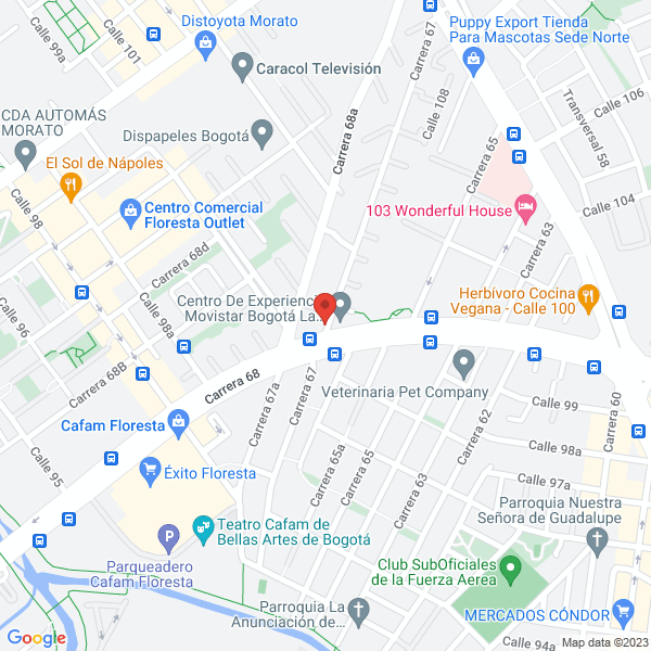 Mapa de Centro Moderno De Enseñanza Automoviliaria