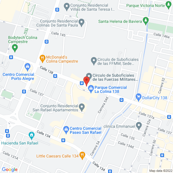 Mapa de Tienda De Mascotas Bichos
