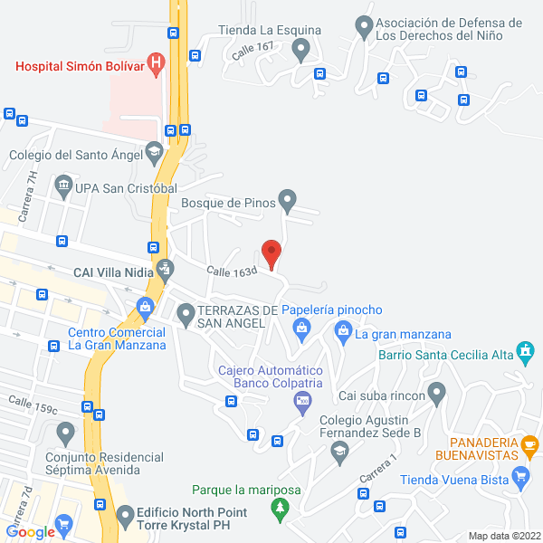 Mapa de Olivares Excavaciones S.A.S.