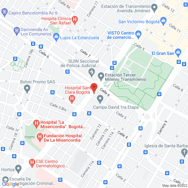 Mapa de Demoliciones Evelmar Ltda.