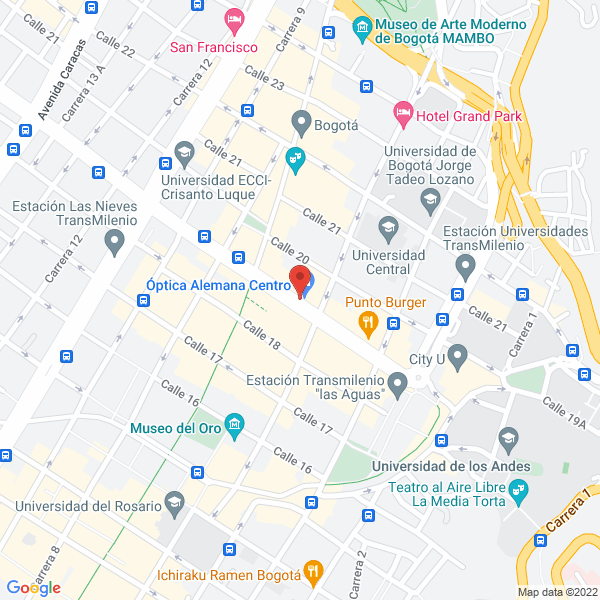Mapa de Orlando Hurtado Abogados