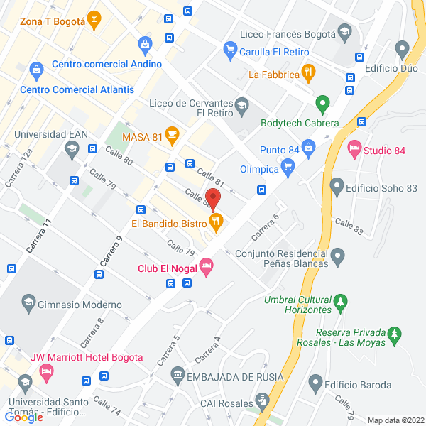 Mapa de Luisa Porras De Quintana