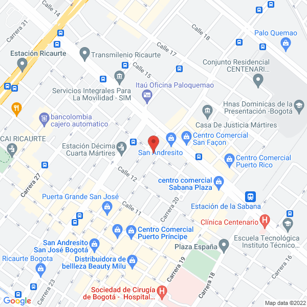 Mapa de Colombiana De Bronces Y Latones S.A.S