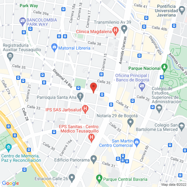 Mapa de Colegio Boston