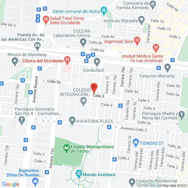 Mapa de Multinacional De Lanas S.A.S