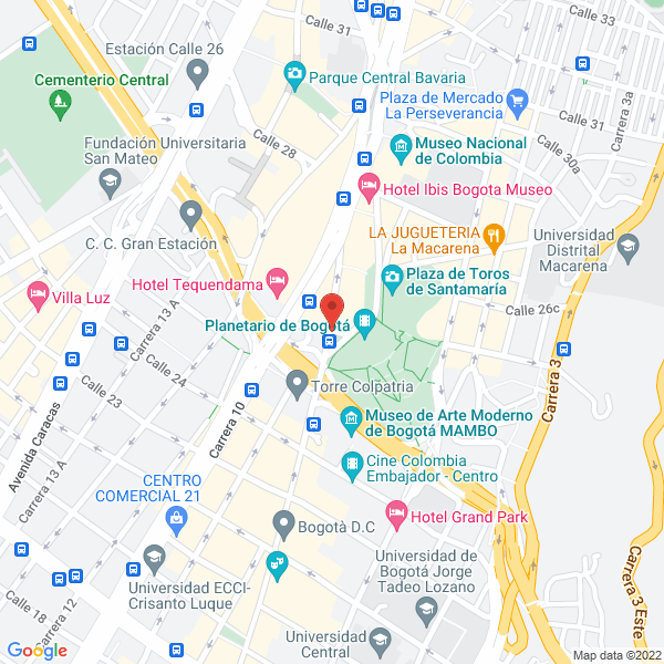 Mapa de American Car Rental Ltda.