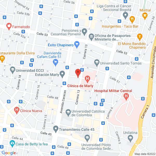 Mapa de Deblanco S.A.S.