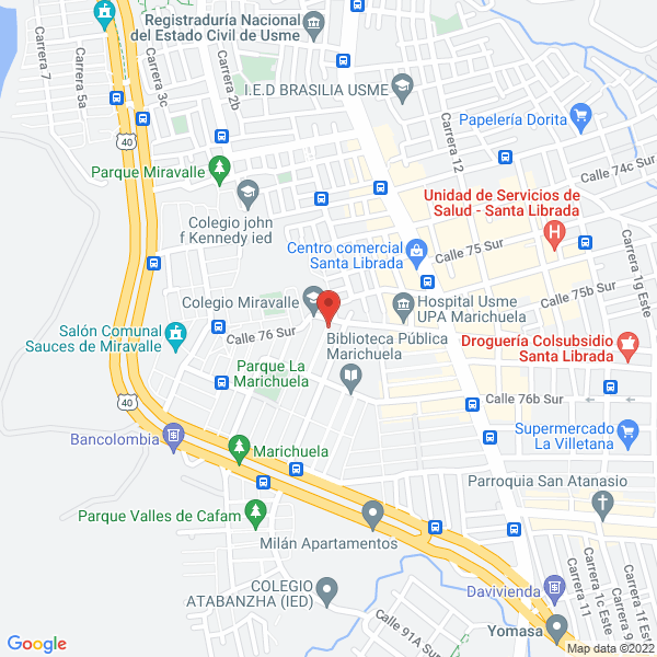 Mapa de W.V. Rockolas