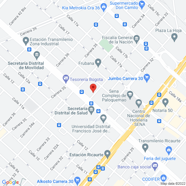 Mapa de Master S A