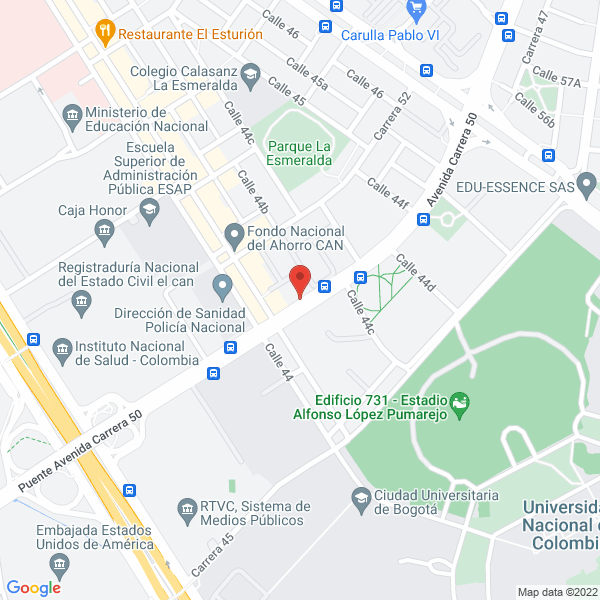 Mapa de Pumptec S.A.S.