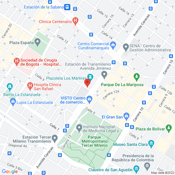 Mapa de Urbancar S.A.S