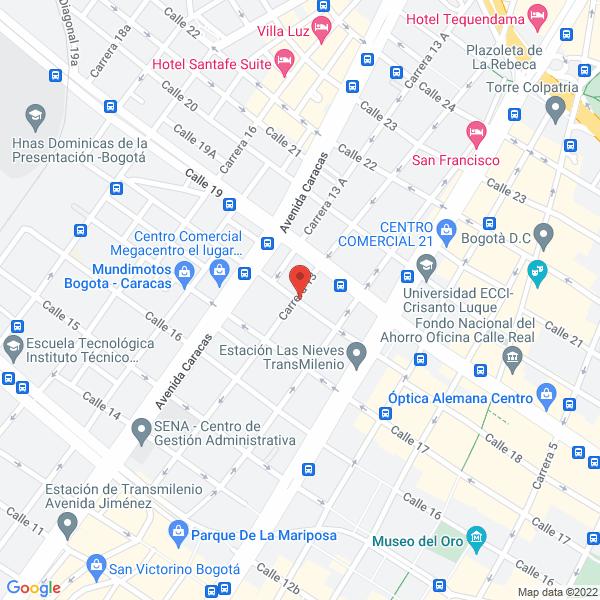 Mapa de Horeb Dotaciones Industriales S.A.S