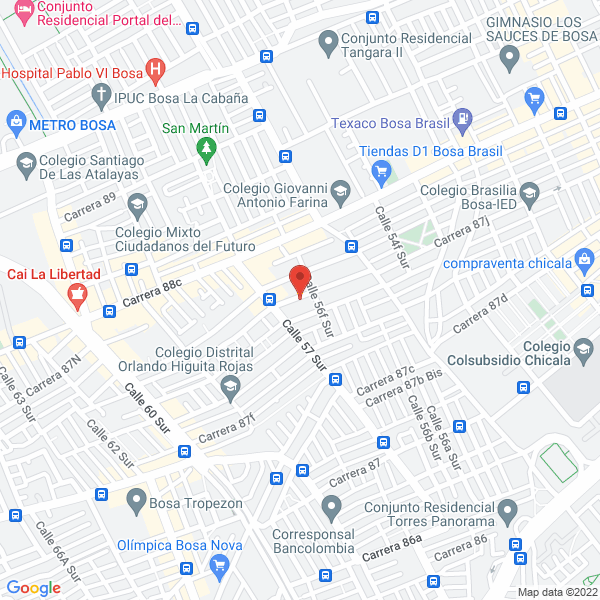 Mapa de Tecnicovialum S.A.S