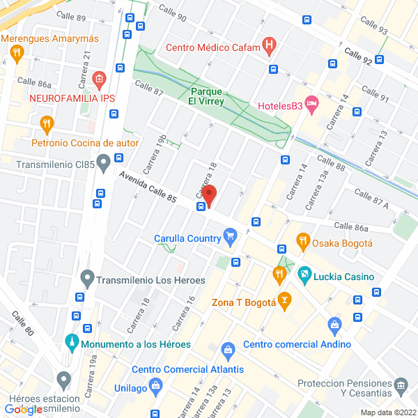 Mapa de Viajes Selectos Ltda.